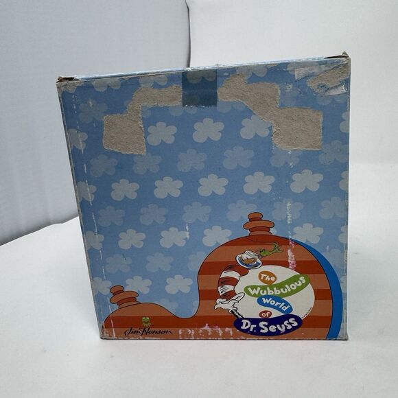 Vintage Dr. Seuss The Grinch & Bird Wood Bookends Set Child Reading Book Storage - Picture 10 of 10